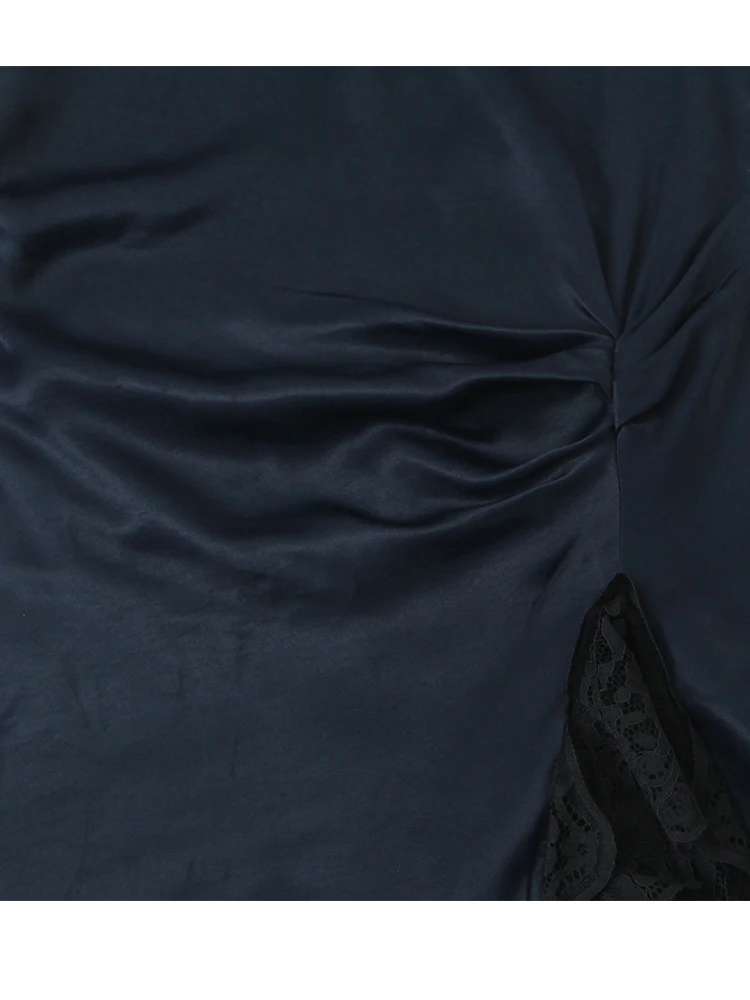 Women's Dress 2026 Spring New Style Sleeveless Mini Dress With Lace Splice Elegant Party Short Dresses Streetwear Casual Dress