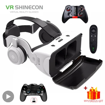 -gafas 3d vr de realidad virtual, auriculares, dispositivos Viar, lentes de casco, gafas inteligentes para smartphone, celular, fone de ouvido