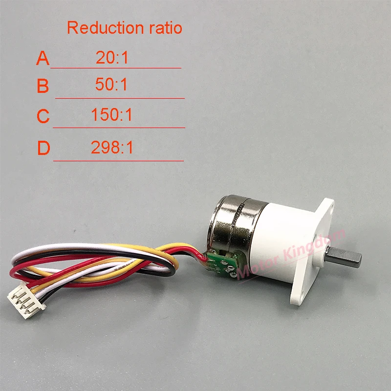 DC5V 12V 2-phase 4-wire Mini 15mm Metal Gear Stepper Motor Micro Reducer Gearbox 