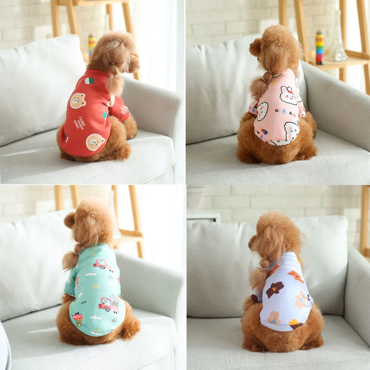 

Winter Warm Pet Dogs Clothes Pet Vest Apparel Puppy Dog Clothing Dog Sweater autumn and winter pet clothes Teddy supplies