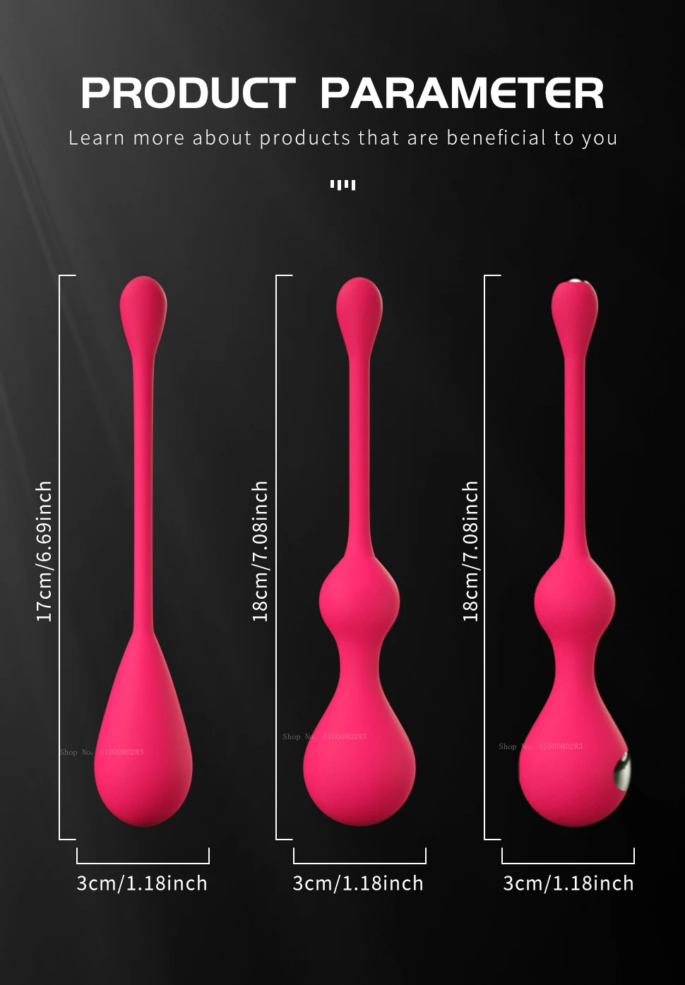 Bolas kegel vibratorias para ejercicios de suelo pélvico mujer_voghion.com