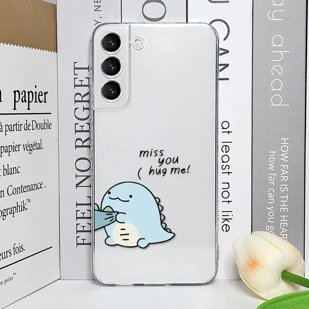 Cute Green Pink Dinosaur Couple Phone Case for Samsung Galaxy S25 S24 S23 S22 S21 Ultra Plus FE clear Soft Covers Paired Fundas 3 Cute Green Pink Dinosaur Couple Phone Case for Samsung Galaxy S25 S24 S23 S22 S21 Ultra Plus FE clear Soft Covers Paired Fundas – Bild 3