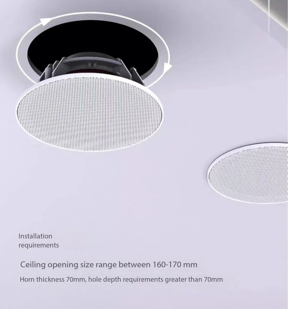 30W 홈 시어터 무선 Caixa De Som Bluetooth 벽걸이 형 천장 스피커 서브 우퍼 내장 방송 시스템 TWS 지원 TF