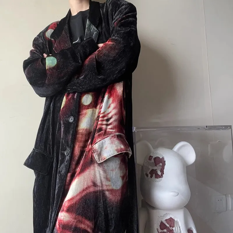 

Owen Yohji Japan Korean Style Clothes men's Windbreaker for men oversize men's clothing