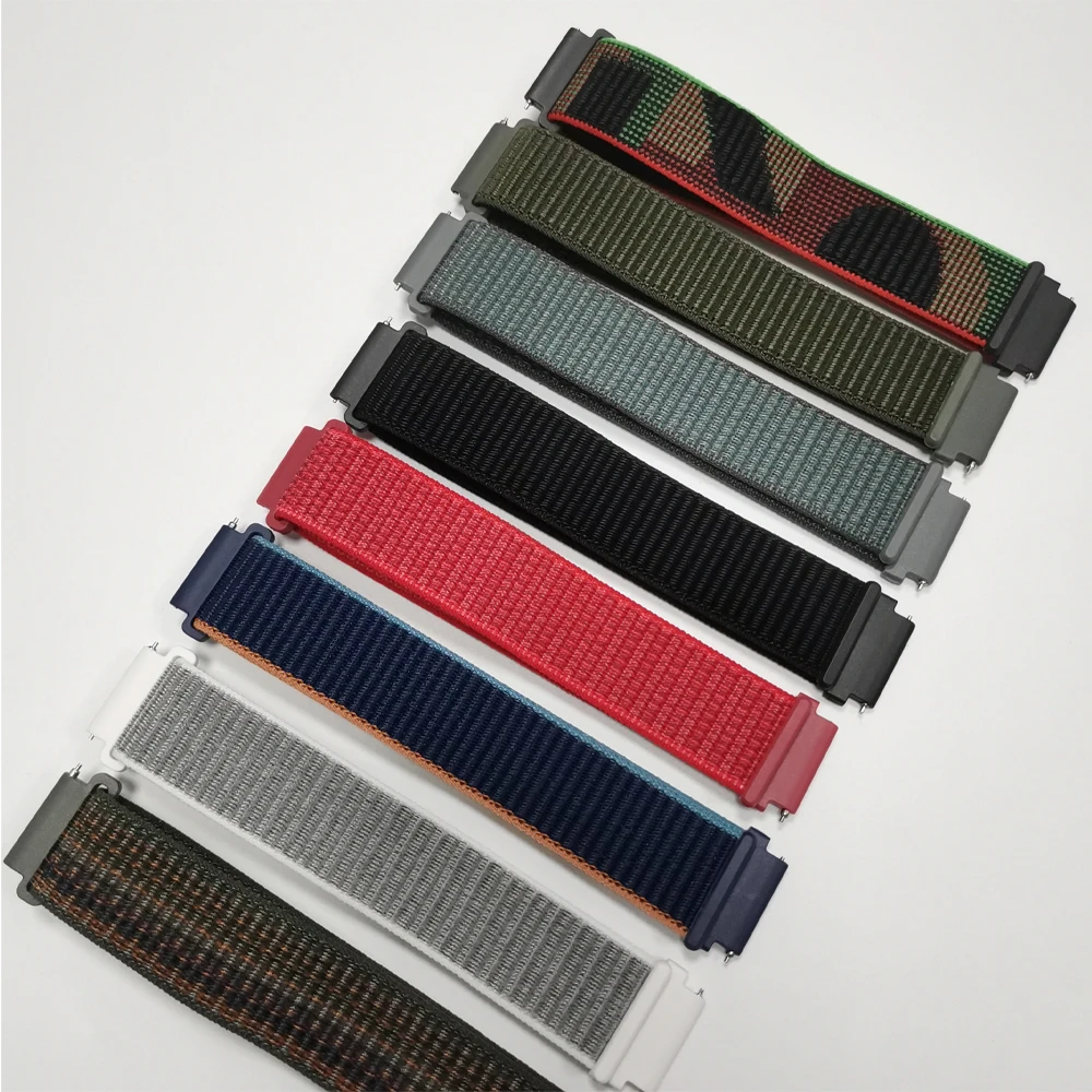 Braided Nylon Watch Strap - 20/22mm Adjustable Band