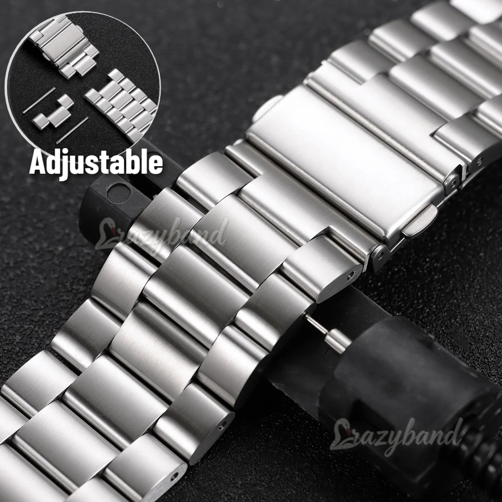 Sleek Stainless Steel Business Men's Bracelet Band
