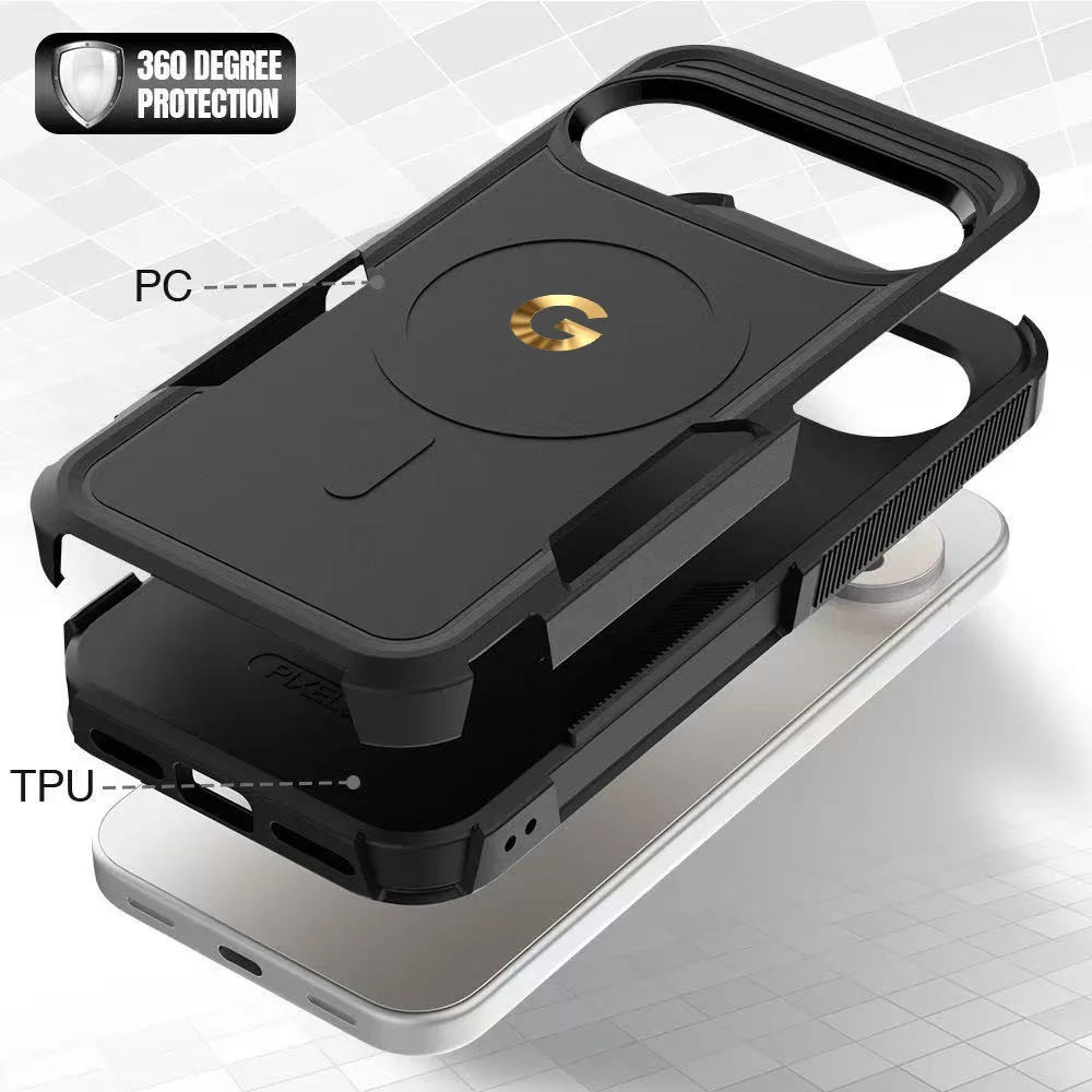 Premium Dual-Layer Heavy Armor Shockproof Case with Matte Finish