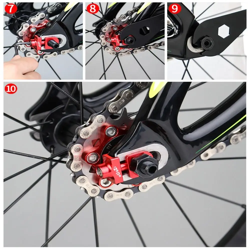 Accessories Anti-Drop Chain Tightener Bike Chain Tensioner Bicycle Adjuster Split Type Tensioner bicycle chain tensioner