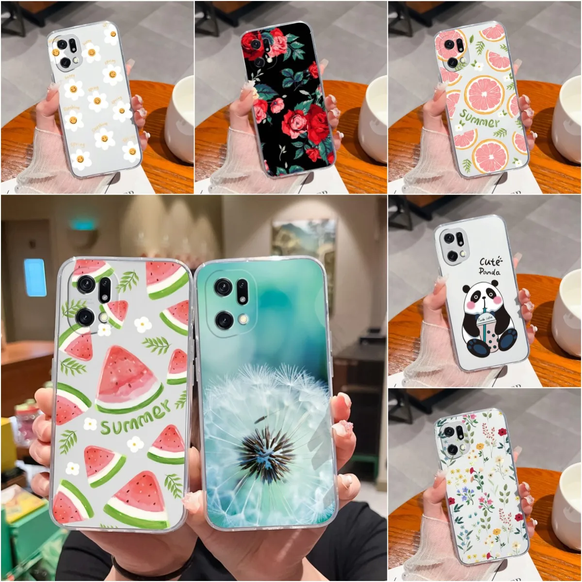 Per Oppo Find X5 Pro X5 Lite Cover Posteriore Di Lusso Carino Opaco Morbido Silicone Trasparente Protettivo Per Oppo Find X 5 Lite Funda