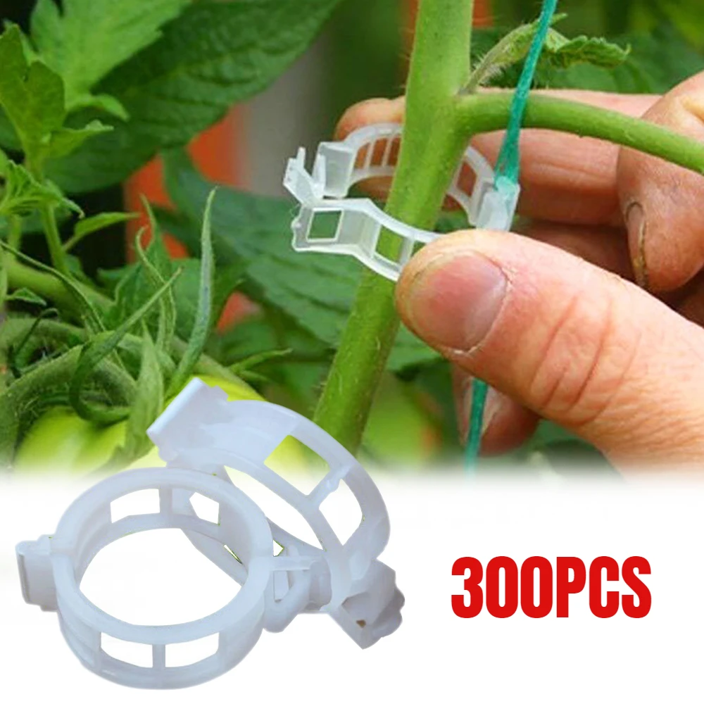 

2024 New Plastic Plant Support Clips Reusable Plant Vine Fixed Support Clips Plants Stems Support Vines Grow Upright Twine Tool