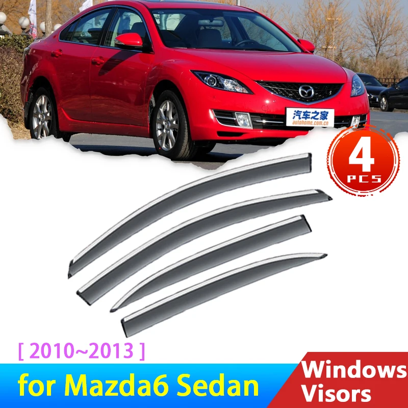 

Windshield for Mazda6 Sedan Ultra GH1 2010~2013 2012 2011 Accessories Deflectors Car Side Windows Visors Rain Eyebrow Sun Visor