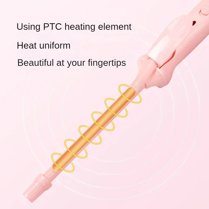 Mini Hair Curling Iron 9mm Curler Wand Professional Curly Tongs Ceramic Electric Salon Styling Tool Small Crimping Iron hair curler hair iron hair tools