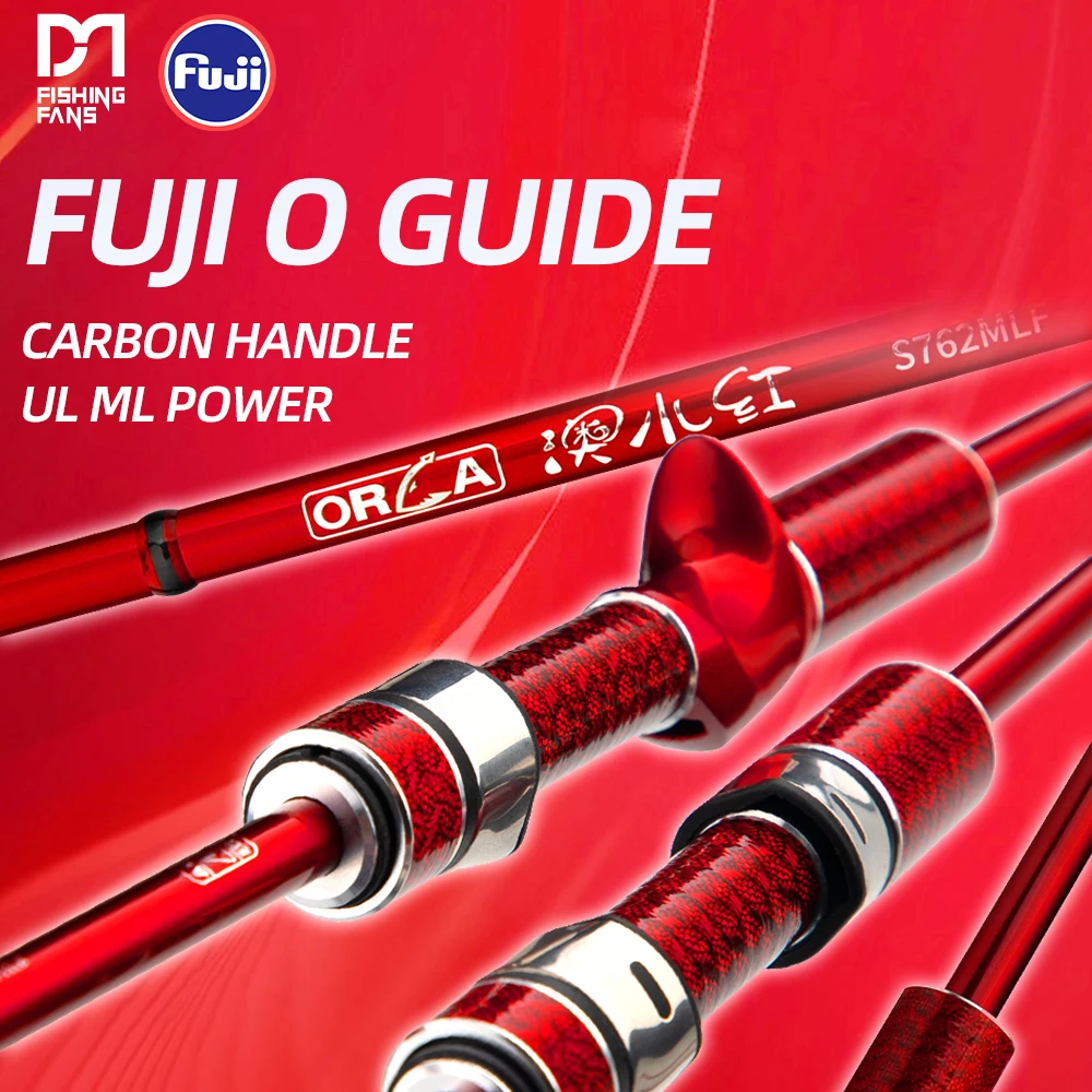 FISHINGFANS ORCA FUJI O GUIDE UL ML CARBON HANDLE LIGHT SPINNING