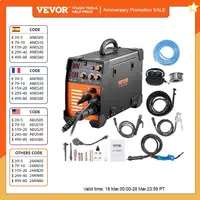 VEVOR Mig Welder Welding Machine 270A MIG MMA TIG 3 In 1 Welder Combo 110V/220V Iron Stairs Metal Cages Square Tubes Sheet Metal 1