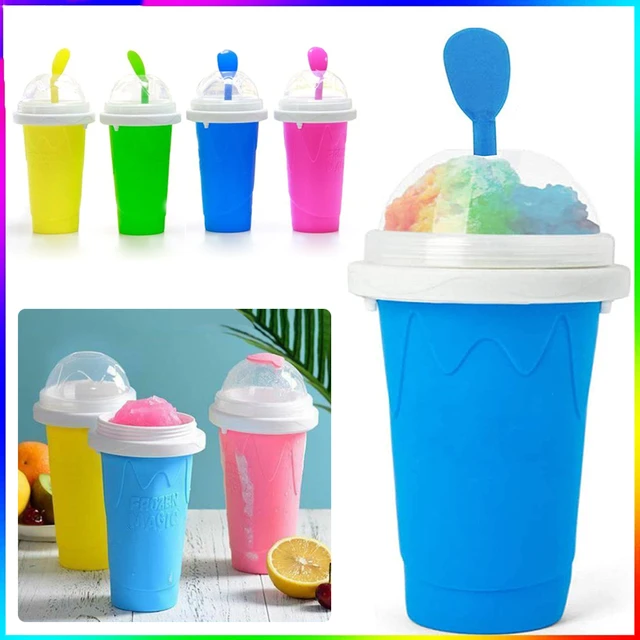 Frozen Magic Slushy Maker Cup,TIK TOK Quick Frozen Smoothies Cup,Slushy  Squeeze Cup Slushie Maker Cup Ice Cup,Cool Stuff Ice Cream Maker for Kids