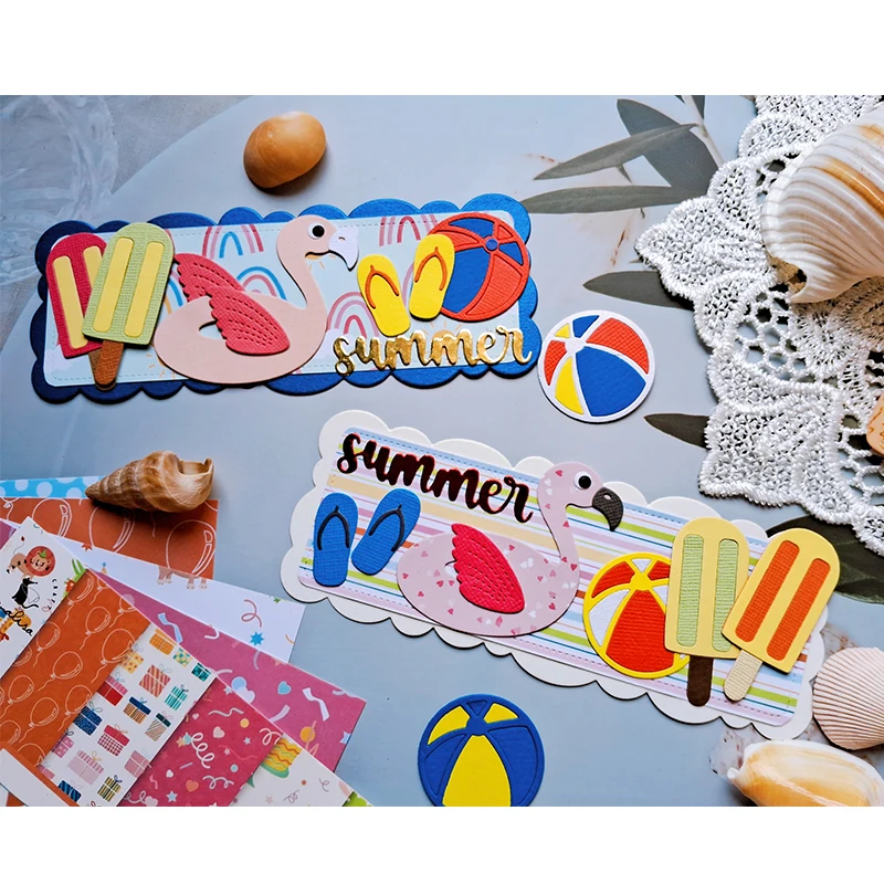 Kit Gaufrage 3D Poissons - Classeur & Matrice Pour Cartes, Scrapbooking - Texture Relief DIY - 16x11,5 Cm