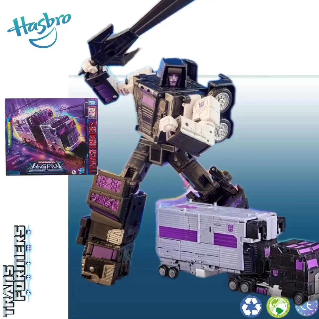 

Фигурки героев мультфильма Hasbro Трансформеры поколения серии Legacy Commander Deceptricon Motormaster F2987