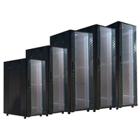 Data Cabinet 600*800 Floor-Standing Server Rack 19inch Network Cabinet 12/16/20/24/28/32/38/42U with Glass Door 2