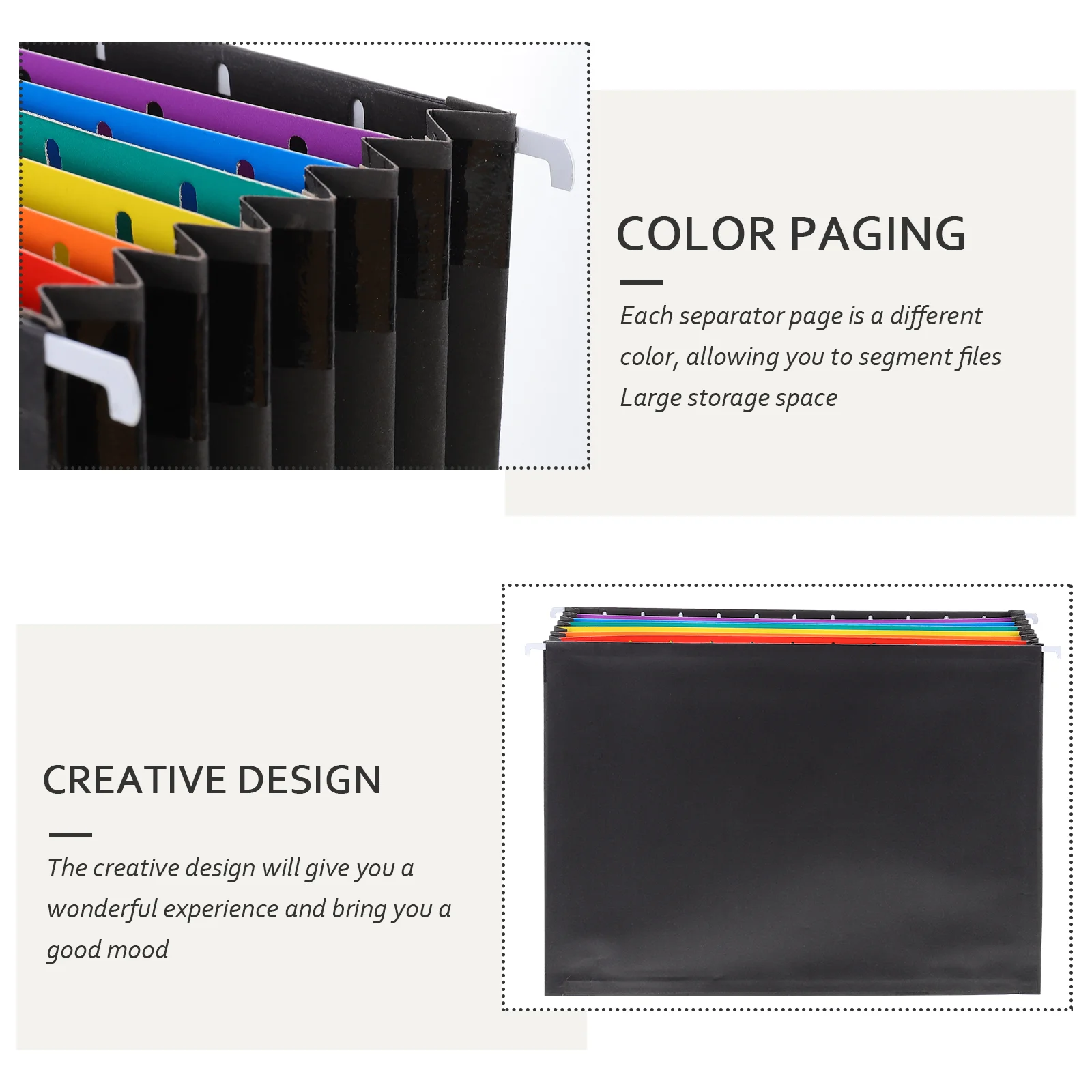 Folder File Organizer Pockets Receipt Paper Folders Expanding Receipts