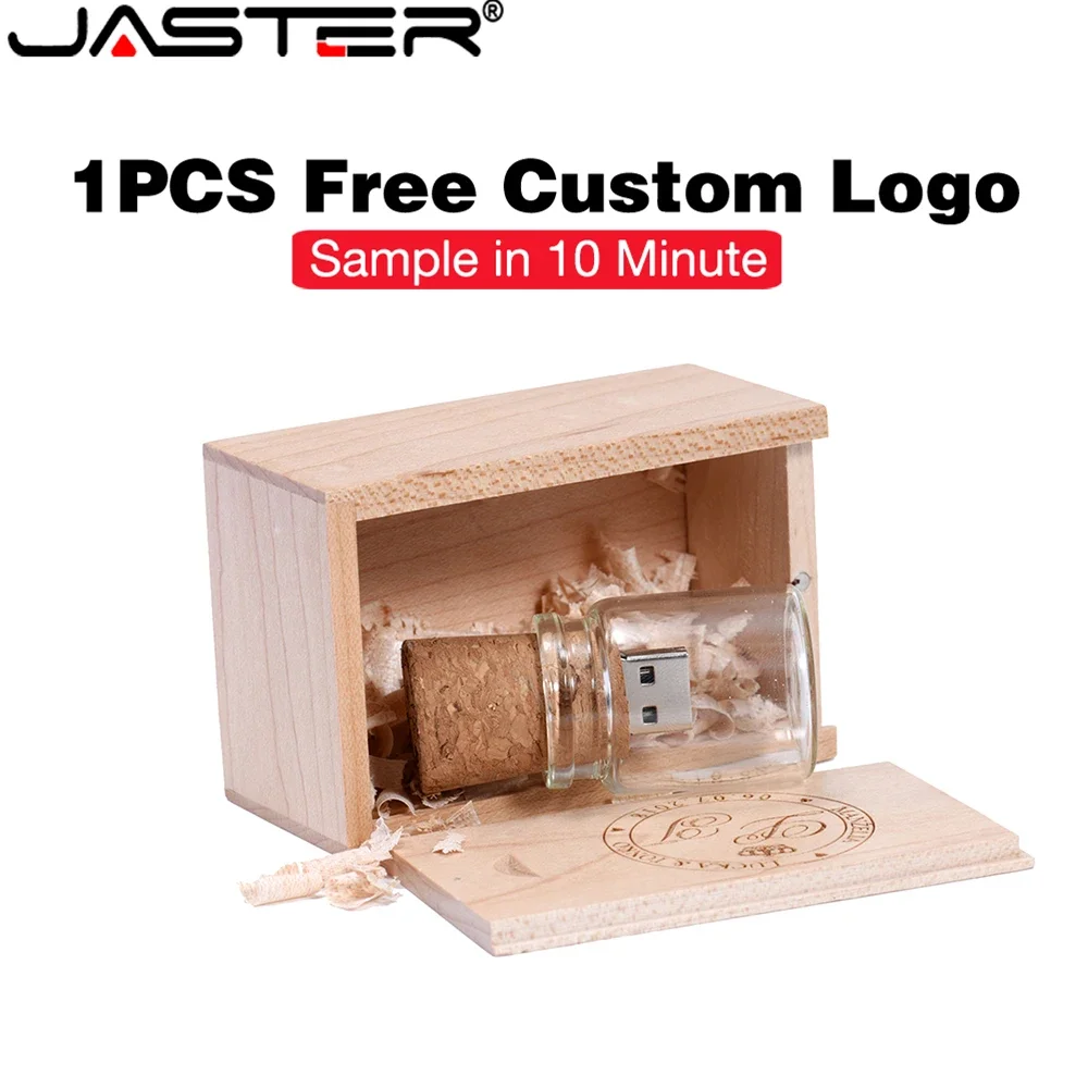 

Brifting Bottle Pen Drive 64GB Free Custom Logo Flash Drives 32GB Maple Gift Box Memory Stick 16GB Free Custom Logo Usb Stick