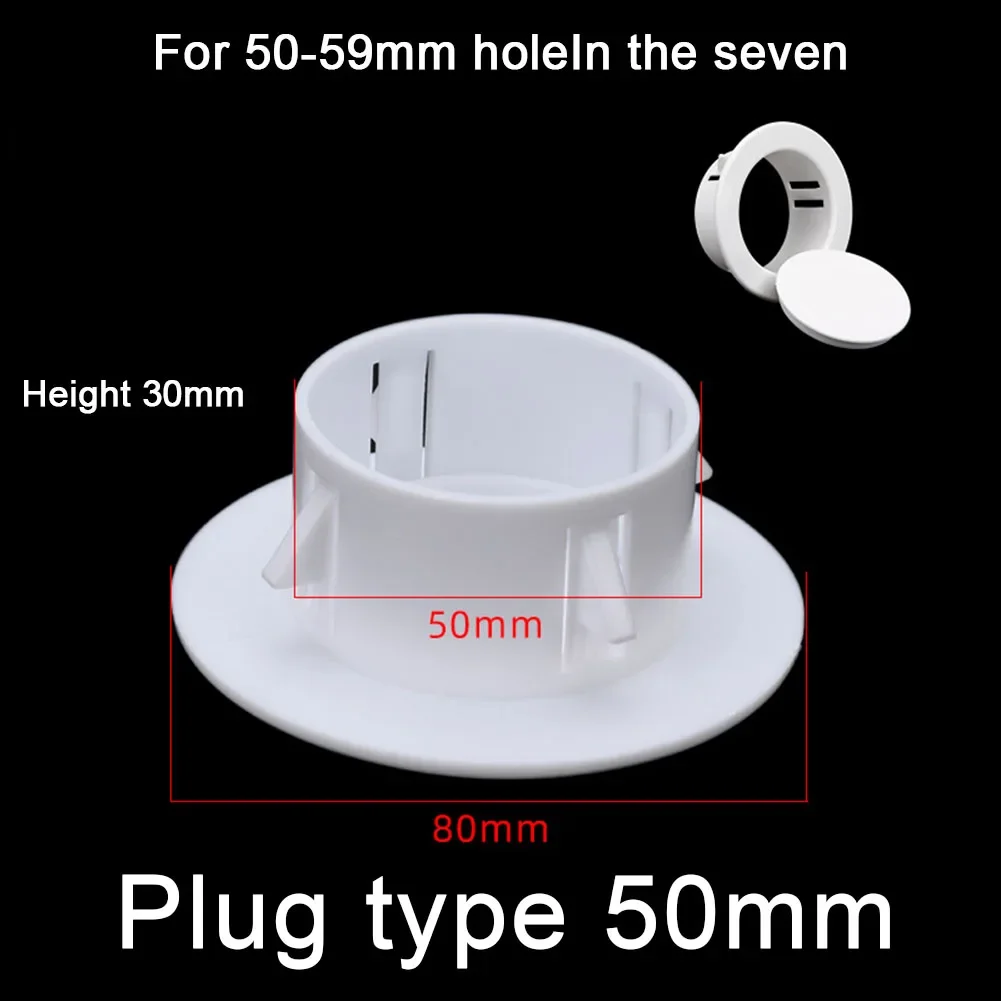 40-100mm Plastic Decorative Air Conditioner Cover Wall Hole Cover Protective Vent Suitable For Air Conditioner Hole Duct