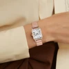 LUCKY FOX New Fashionable and Simple Women Watch Bracelet Jewelry Temperament Small Square Steel Strip Women Quartz Watch Reloj 5
