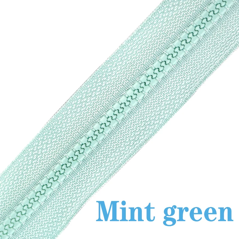 Versatile Resin Zipper – 24 Vibrant Colors, Multiple Lengths, Open Tail Design