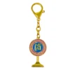 Feng Shui Anti-Burglary Mirror Amulet Keychain Luck Protect Key chain 3