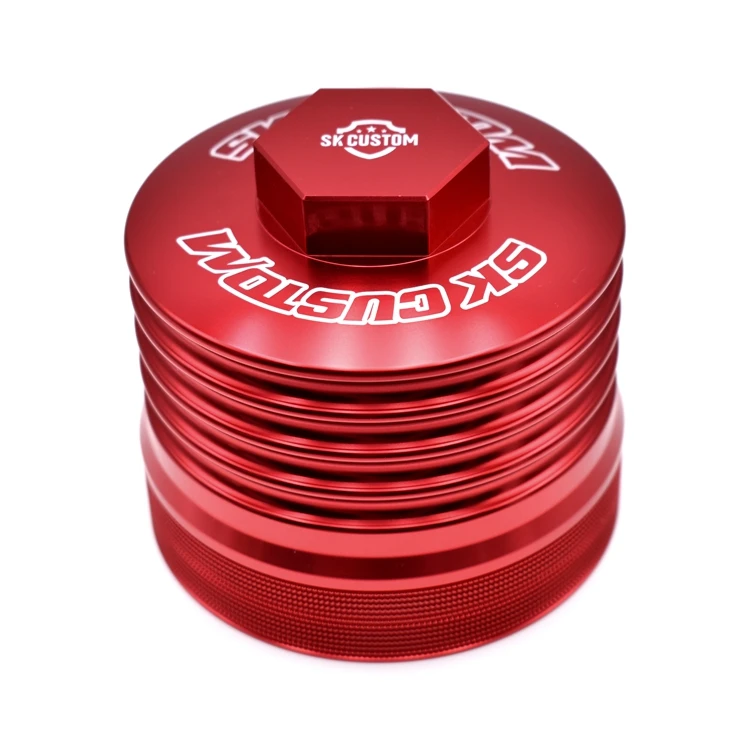 Oil Filter Housing SK For Audi EA837 Engine Oil Filter Cover Aluminum Alloy Filter Shell A4L A6 Q5 2.4L 2.5L 2.8L 3.0T 3.2L