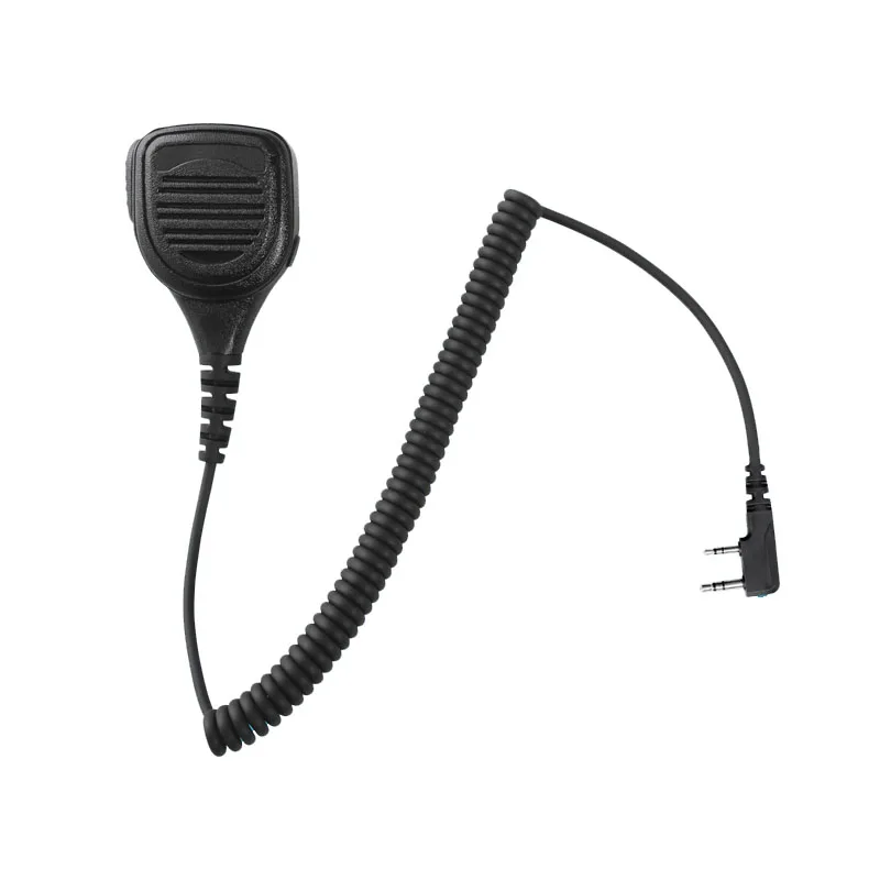 BAOFENG UV-5R Waterproof Speaker Ham Radio Hf Transceiver for Kenwood TK2160 Handheld Mic Microphone Two Way Radio Walkie Talkie