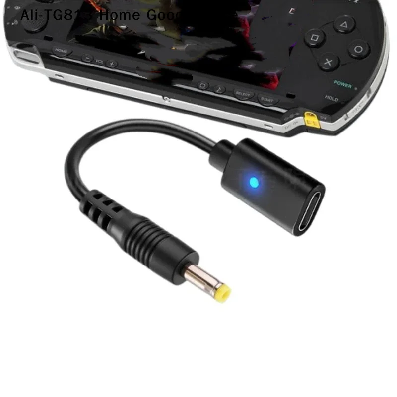 [TG813]1/5Pcs 유형 C LED 변환 코드 PSP1000 2000 3000 컨트롤러 충전 어댑터 게임 콘솔 전원 와이어용 USB C 케이블