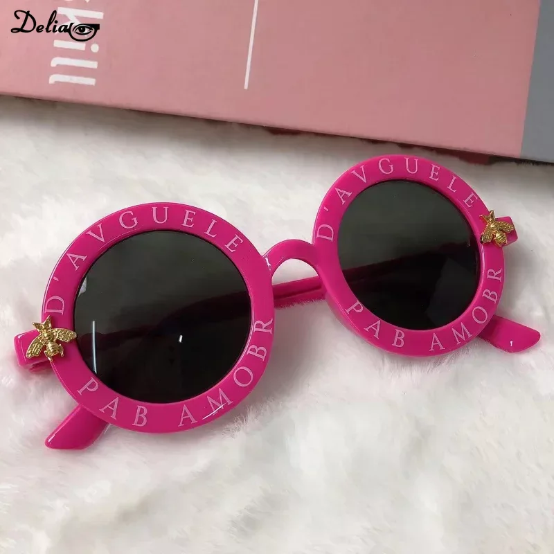 Fashion Children Sunglasses Round Classic Cute Girls Kids UV400 Protection