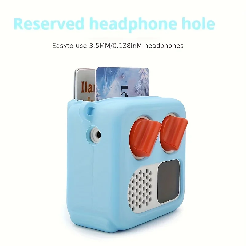 Shockproof Silicone Protective Case with Shoulder Strap Anti Drop Carrying Organizer Bag Waterproof Anti-lost for Yoto Mini 2024