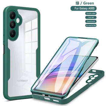 360 Full Body PC + TPU Custodia protettiva antiurto per Samsung Galaxy A02 A02S A03 A03S A04 A04S A04E A05 A05S Copertura del telefono