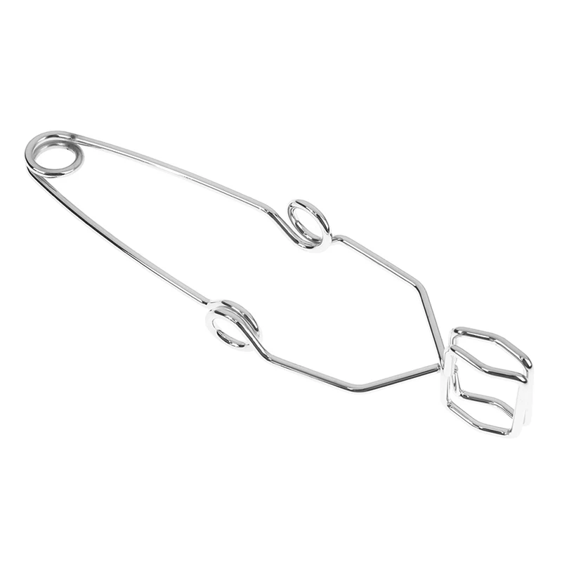 

1 PCS Clamp Heating Glass Tube Tongs Supplies Lab Test Tube Holder Sprung Tool Stainless Steel