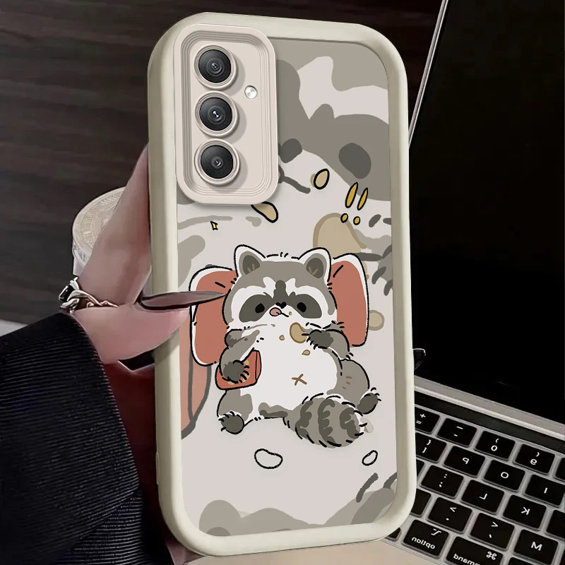 Adorable Raccoon Silicone Phone Case
