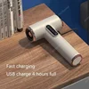 Wireless Hair Dryer USB Portable Travel Rechargeable Strong Wind Low Noise 3 Gears Hair Dryer with Lcd 30000RPM Negative Ions 5