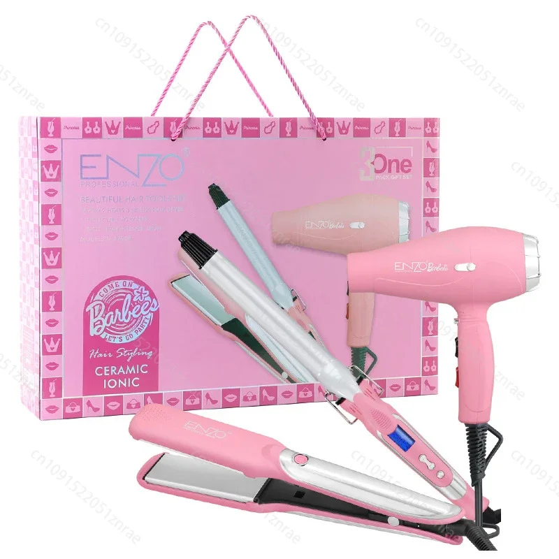 ENZO 220V Professional Hair Dryer Curling Iron Hair Straightener Hairdressing Styling Multi Negative Ions Styling Tools 2
