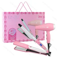 ENZO 220V Professional Hair Dryer Curling Iron Hair Straightener Hairdressing Styling Multi Negative Ions Styling Tools 2