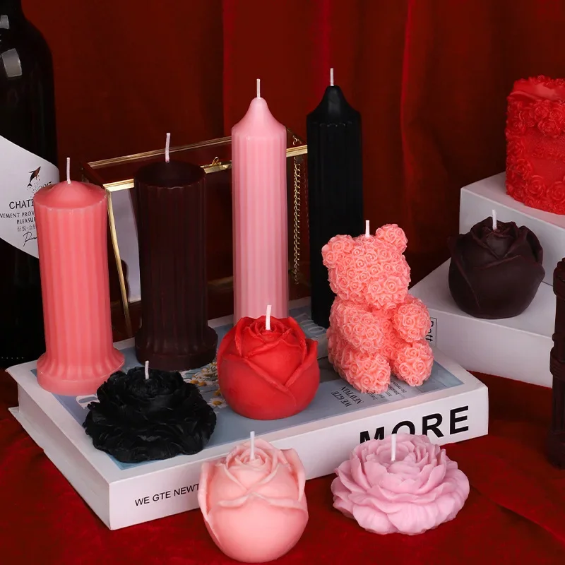 Sex Candles 3D Love Rose Low Temperature