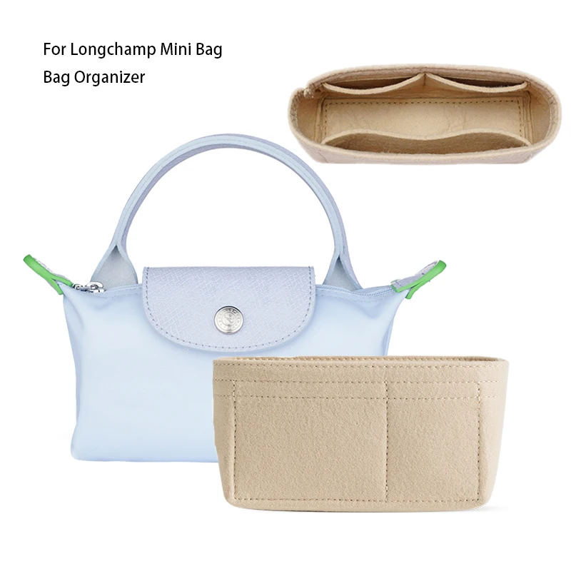 Longchamp Mini Bag Organizador, Armazenamento Sentiu Bolsa, Forro De Bolsa, Inserir, Bolsa