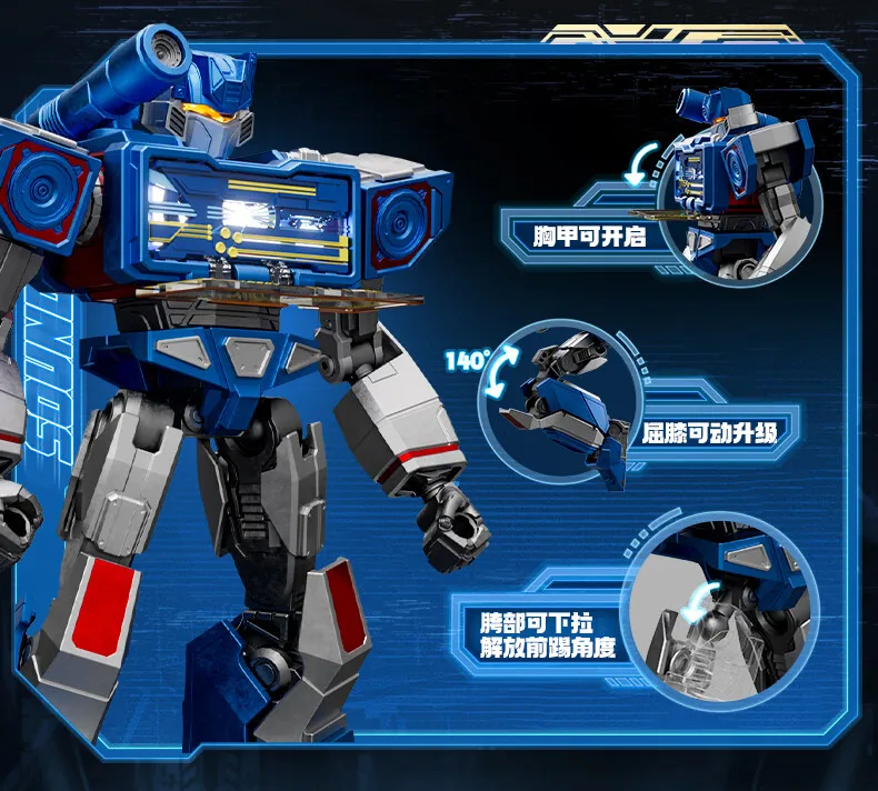 BLOKEES Original SHOCKWAVE SOUNDWAVE IRONHIDE Starscream B