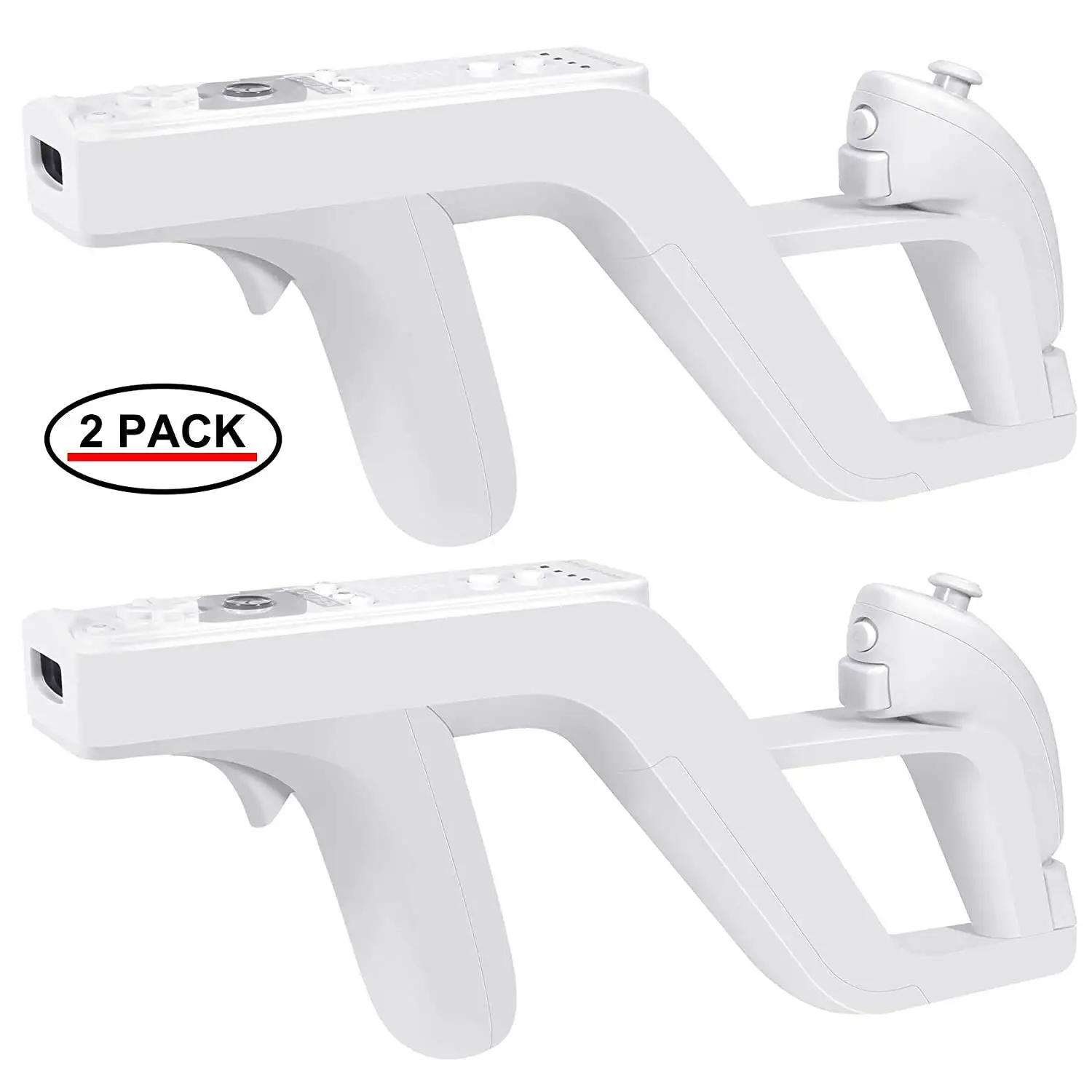 

Shooting Game Wii Zapper Gun Grip-suitable for Nintendo Wii Nunchuk Wireless Remote Controller& Hunting Guns for Wii Accessories