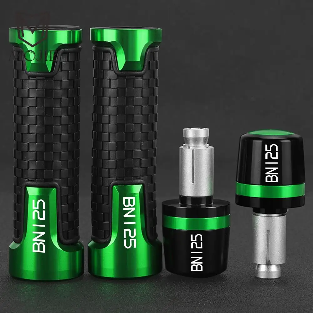 

FOR KAWASAKI BN125 BN 125 ELIMINATOR 2003-2019 2020 2021 2022 2023 2024 7/8" 22MM Motor Handlebar Grips Handle Bar Cap End Plugs