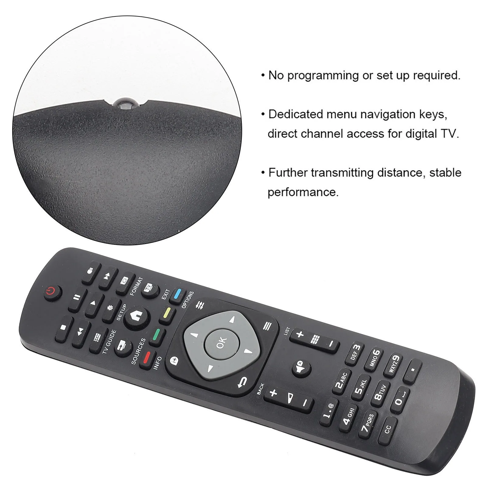 Remote Control for Philips  Remote Control Controller Replacement for Philips LCD LED TV Remote Control for replacement