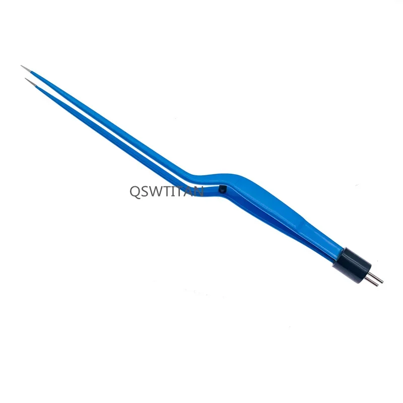 Lot De 12 Pinces Bipolaires électrochirurgicales - 6 STR & 6 CVD, 18 Cm, Pointe 1 Mm