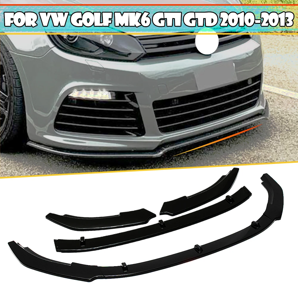 FrontBumperLipSpoilerSplitterDiffuserMK6BodyKitGuardsForVW