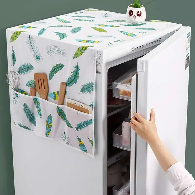 Cartoon Refrigerator Cover PEVA Dustproof Storage Bag Machine Washing  Fridge Cover Home Crafts Kitchen Accessories Tools - AliExpress