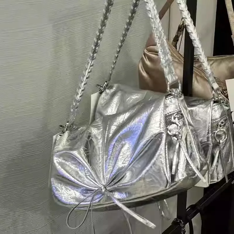 New Fashion Sling Shoulder Bag Trend PU Leather Messenger Handbags Solid Color Leisure Stylish Crossbody Bags For Women Girls