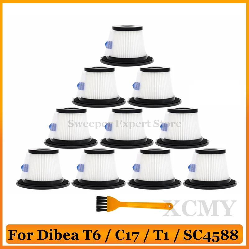 

Hepa Filter For Dibea T6 / C17 / T1 / SC4588 / MOOSOO K17 Handheld Cordless Vacuum Cleaner Parts Filters Replacement Accessory